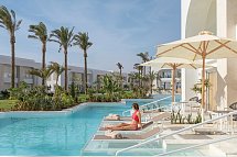 White Hills Resort - Beispiel Terrasse Doppelzimmer Deluxe Swim Up (Zimmercodierungen DDQ & DCQ)