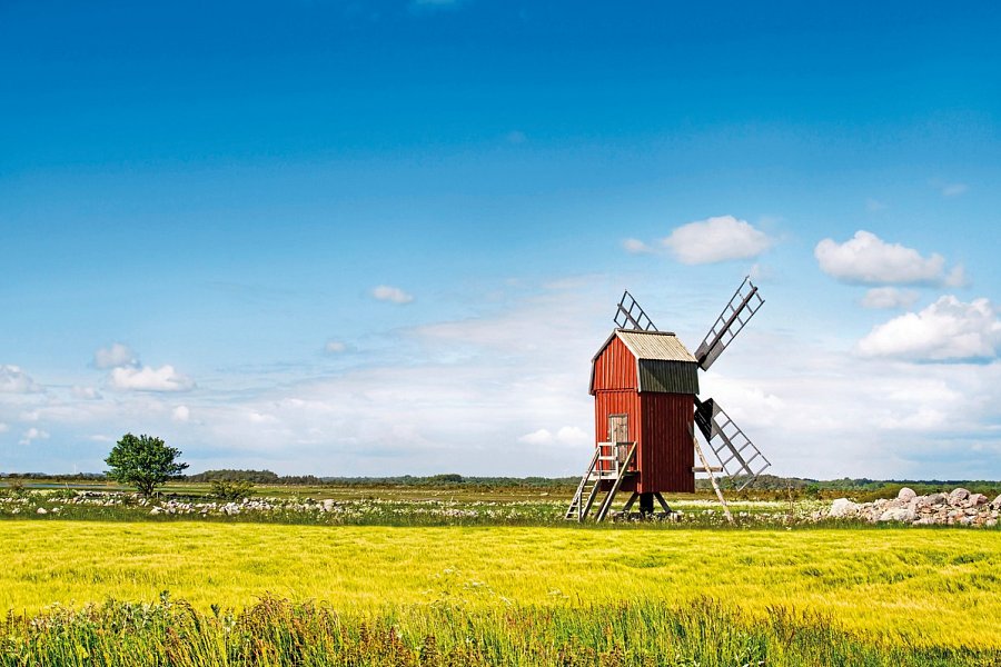 Klassische Höhepunkte - Windmühle, Öland