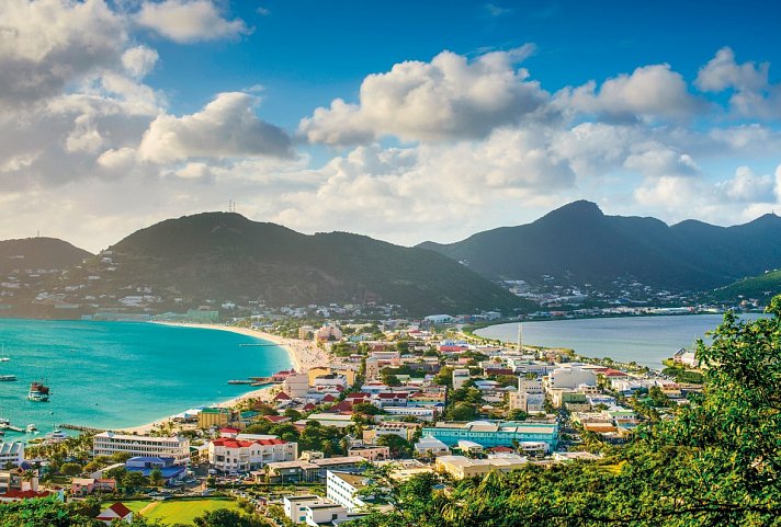 St. Barth und weiße Inselwelten - Philipsburg, St. Martin