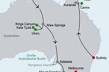 Höhepunkte Australiens (ab Sydney/bis Melbourne)