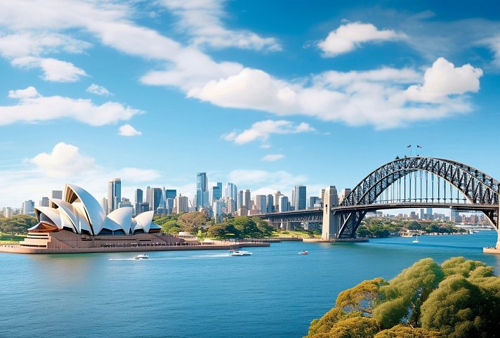 Faszination Ostküste - Opernhaus und Harbour Bridge, Sydney
