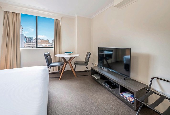 Oaks Sydney Castlereagh Suites - Wohnbeispiel Studio Room (Zimmercodierung SB1)