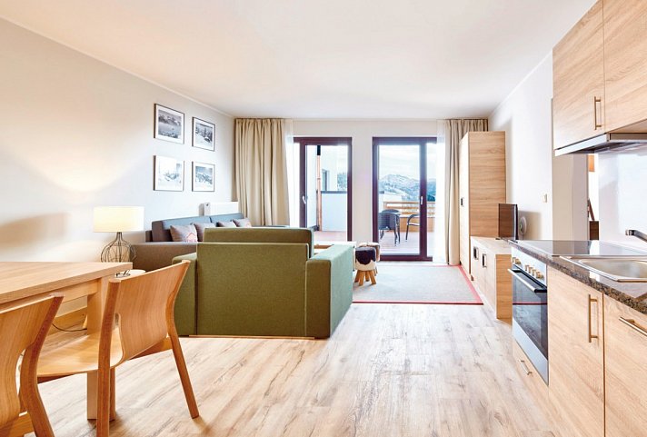 Das Alpenhaus Katschberg.1640 - Wohnbeispiel Appartement Alpenwohnen L (Zimmercodierung OB1)