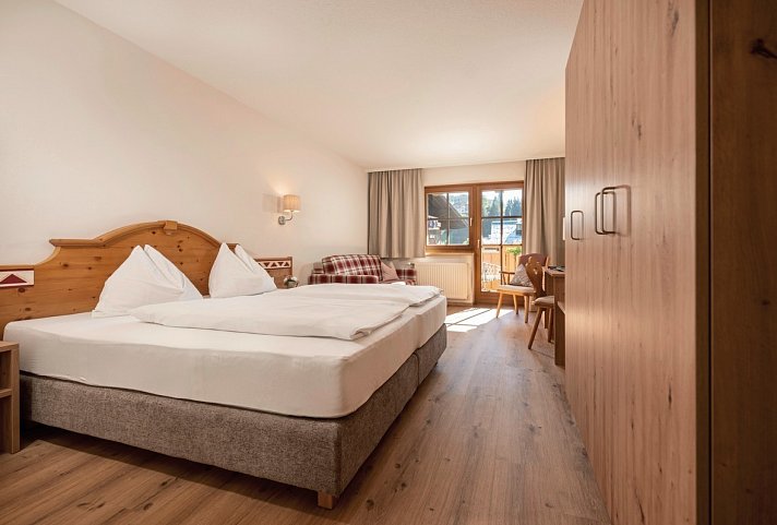 Hanneshof Resort - Wohnbeispiel Doppelzimmer Sonnenhügel (Zimmercodierung D1V)