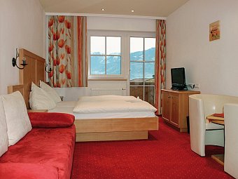 Schmittenhof - Wohnbeispiel Doppelzimmer Standard (Zimmercodierungen DG1 & EG1)