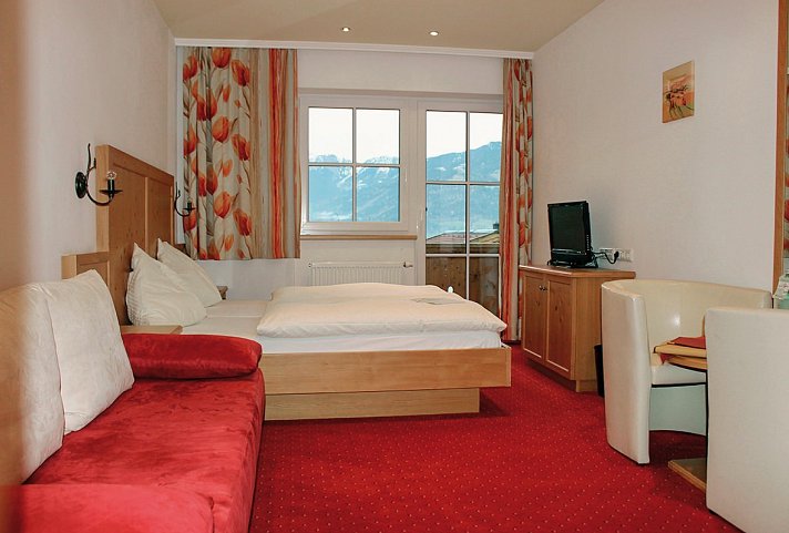 Schmittenhof - Wohnbeispiel Doppelzimmer Standard (Zimmercodierungen DG1 & EG1)