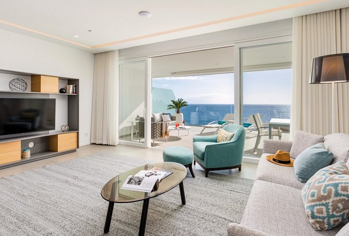 Royal Hideaway Corales Suites - Wohnbeispiel Deluxe Suite One Bedroom (Zimmercodierung WD1)