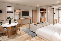 Meliá Durres Albania - Wohnbeispiel Doppelzimmer Deluxe Poolblick (Zimmercodierungen DDP & DD3)