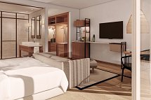 Meliá Durres Albania - Wohnbeispiel Doppelzimmer Deluxe Gartenblick (Zimmercodierungen DD1 & DD2)