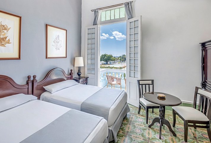 Villas Cienfuegos Affiliated by Meliá - Wohnbeispiel Villa Palacio Azul Standard Room (Zimmercodierung UG2)