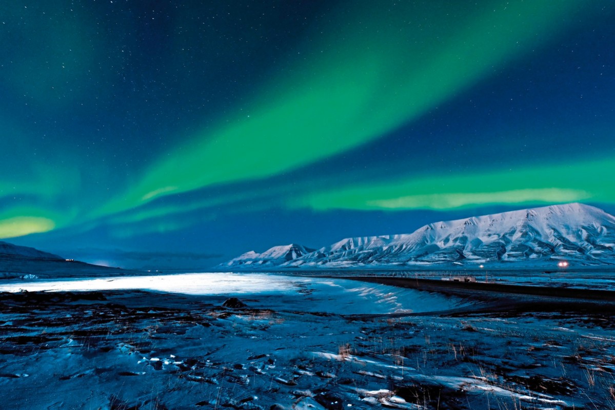 Polarlichtpfade von Tromsø nach Spitzbergen