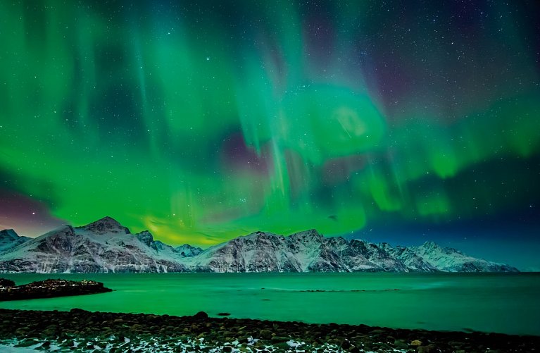 Nordlichtparadies am Lyngenfjord