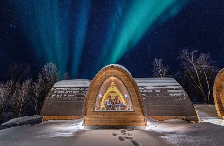 Erlebnis Polarlicht, Postschiff und Snowhotel