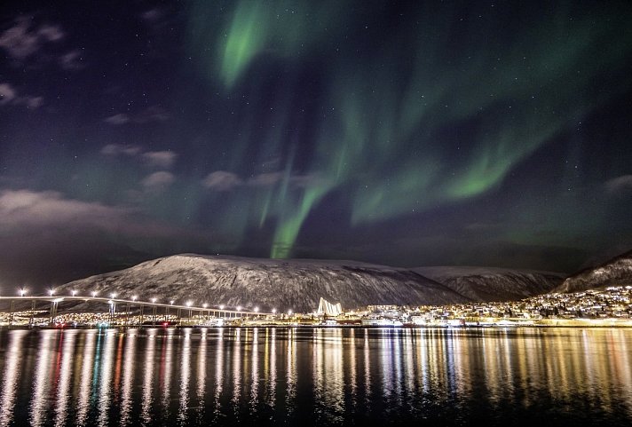Erlebnis Polarlicht, Postschiff und Snowhotel - Polarlicht, Tromsø