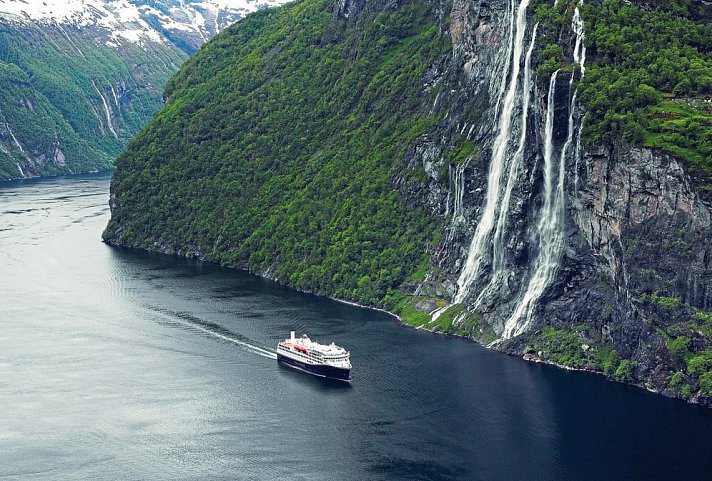 Erlebnis Mitternachtssonne - Geirangerfjord, Havila Voyages