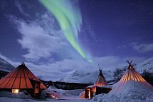 Polarlichtmetropole Tromsø - Camp Tamok