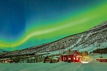Wildlife, Polarlichter und Naturparadies Senja - Polarlicht bei Tromsø