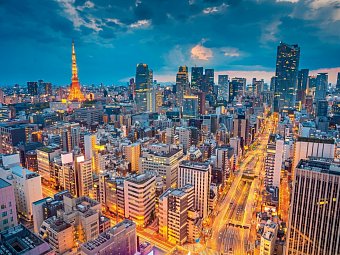 Japan zum Kennenlernen (inkl. Flug) - Skyline von Tokyo