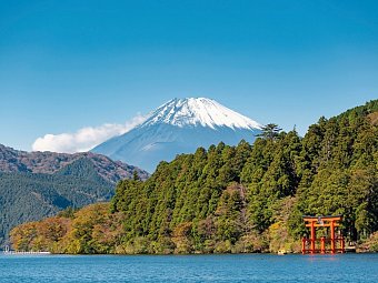 Zauberhaftes Japan (inkl. Flug) - Blick auf den Fuji-san vom Ashi-See, Hakone