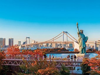 Japan entdecken (nur Landprogramm) - Tokyo Bay, Rainbow Bridge und Freiheitsstatue