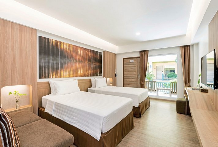 Chaba Cabana Beach Resort - Wohnbeispiel Deluxe Building (Zimmercodierung UD1)