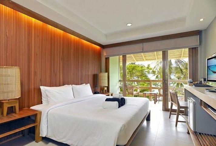 The Beach Club by Haad Tien - Wohnbeispiel Sea Balcony (Zimmercodierung UB1)