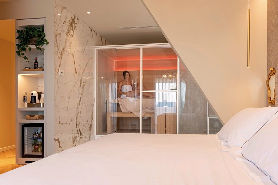 Savoy Beach Hotel & Thermal SPA - Wohnbeispiel Suite seitl. Meerblick (Zimmercodierung WB1)