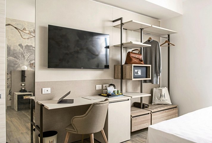 Life Hotel - Wohnbeispiel Doppelzimmer Life Room (Zimmercodierungen DB1 & DF1)