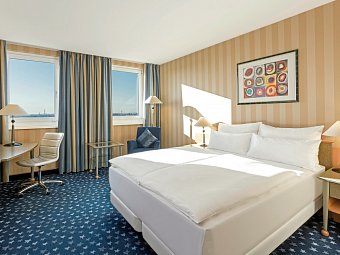 NH Danube City - Wohnbeispiel Doppelzimmer Standard (Zimmercodierung DG1)