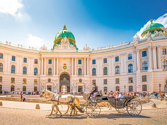 Radreise von Wien nach Budapest - Wien - Hofburg