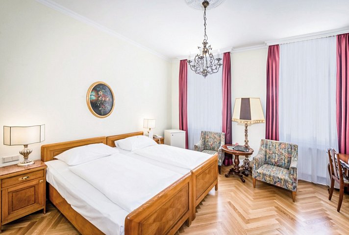 Hotel Graben - Wohnbeispiel Doppelzimmer Standard (Zimmercodierung DG1)