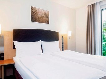 IntercityHotel Wien - Wohnbeispiel Doppelzimmer Standard (Zimmercodierungen DG1 & DC1)