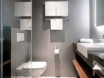 IntercityHotel Wien - Wohnbeispiel Doppelzimmer Standard (Zimmercodierungen DG1 & DC1)