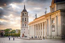 Baltikum kompakt - Kathedralenplatz Vilnius