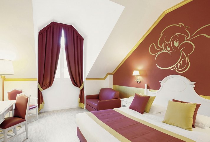 Gardaland Hotel - Wohnbeispiel Doppelzimmer (Zimmercodierung TB1)