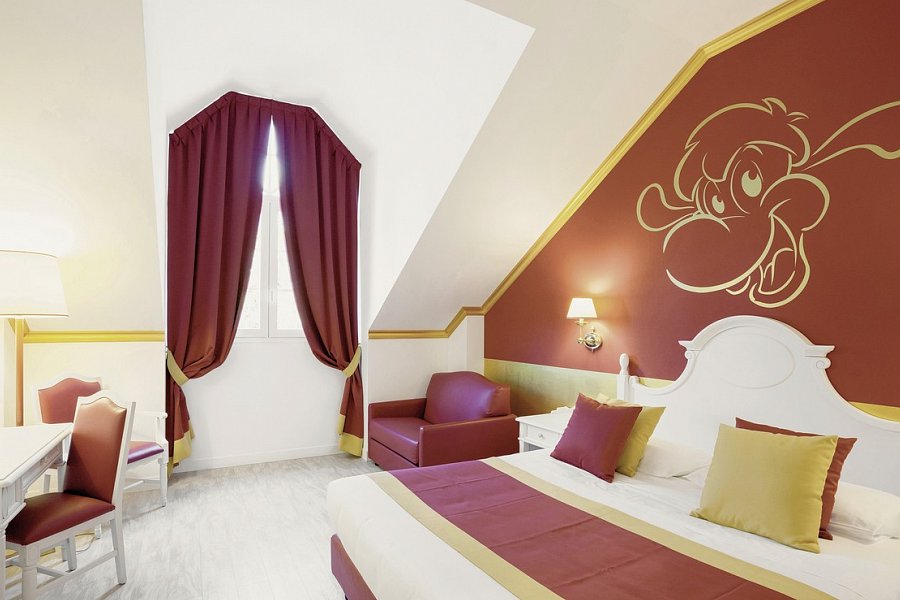 Gardaland Hotel - Wohnbeispiel Doppelzimmer (Zimmercodierung TB1)