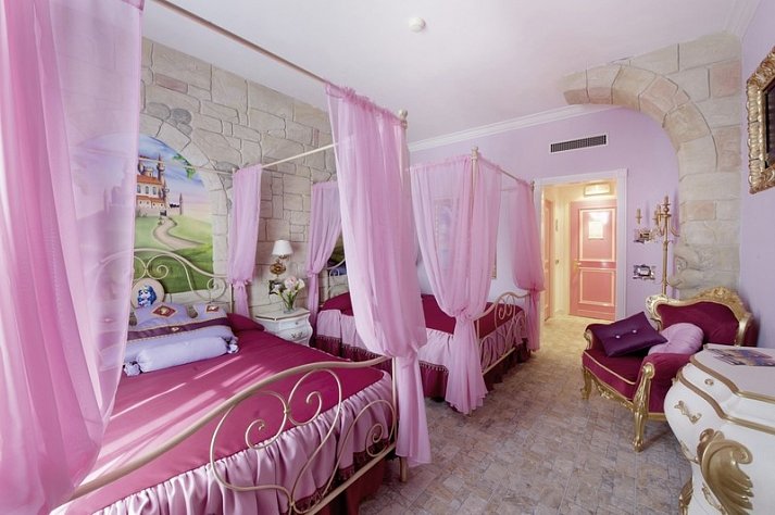 Gardaland Hotel - Wohnbeispiel Themenzimmer Princess Kingdom