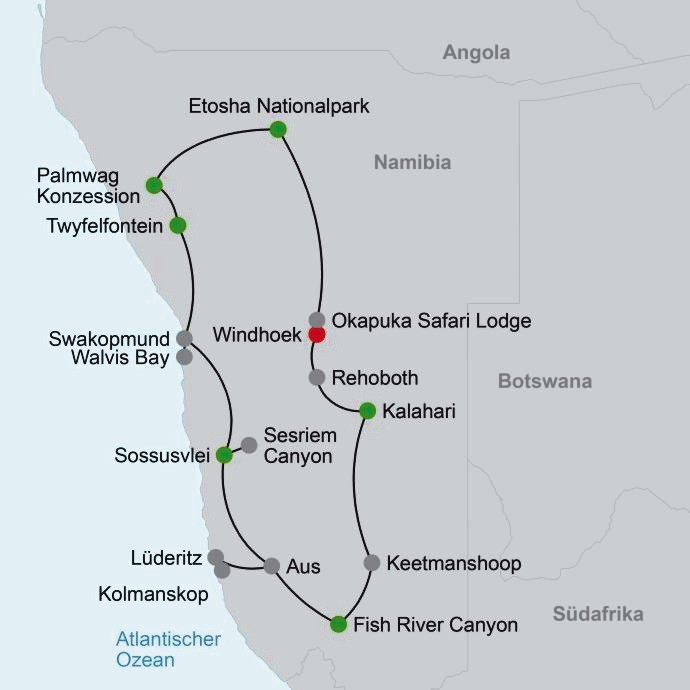 Traumreise Namibia
