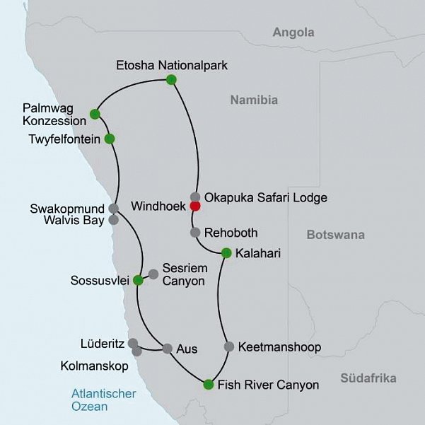 Traumreise Namibia