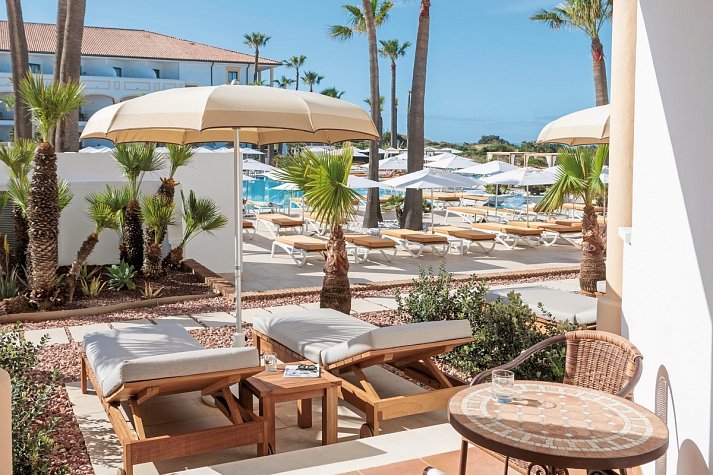 Iberostar Selection Andalucía Playa - Terrassenbsp. Doppelzimmer seitl. Meerblick privater Garten (Zimmercodierungen DBQ & DXQ)