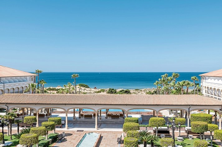 Iberostar Selection Andalucía Playa - Blickbeispiel Juniorsuite Meerblick (Zimmercodierungen J1M & J2M)
