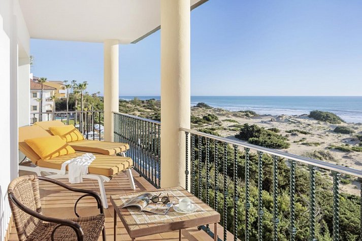 Iberostar Selection Andalucía Playa - Blickbeispiel Suite Meerblick Beachfront (Zimmercodierungen W1M & W2M)