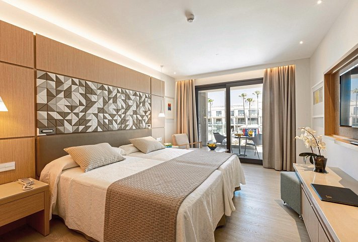 Hipotels Barrosa Park - Wohnbeispiel Doppelzimmer Standard (Zimmercodierungen DG1, DP1 & DBN)