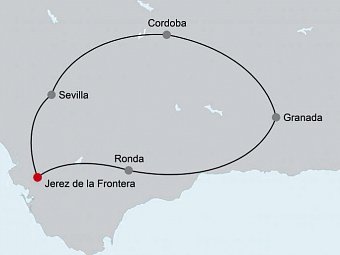 Das Beste von Andalusien (ab/bis Jerez)
