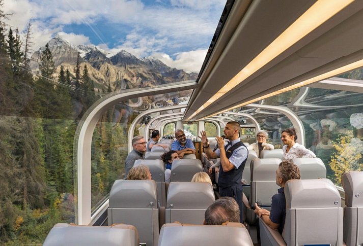 Traumroute durch die Rocky Mountains - Rocky Mountaineer GoldLeaf Service