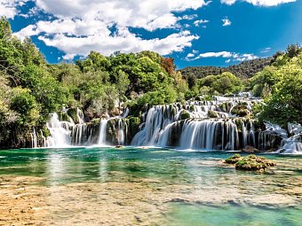 Inselhüpfen Norddalmatien - Krka Wasserfälle