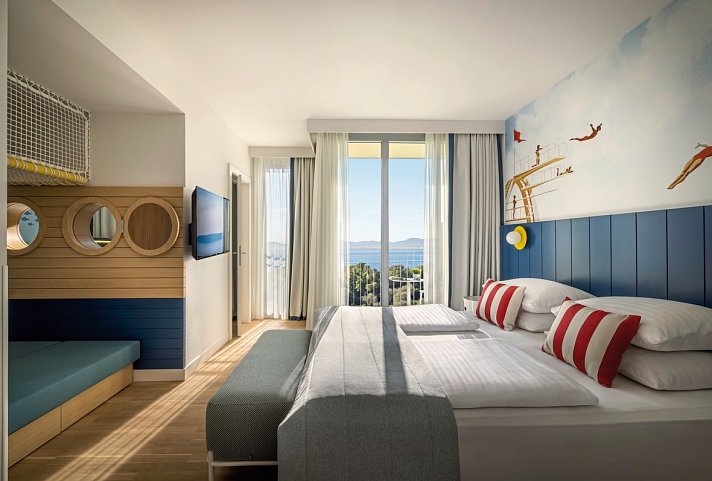 Falkensteiner Family Hotel Diadora - Wohnbeispiel Familienzimmer Superior (Zimmercodierung FSC)