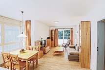 Ferienpark Brockenblick - Wohnbeispiel Appartement 1 Schlafzimmer (Zimmercodierungen AB1 & AX1)
