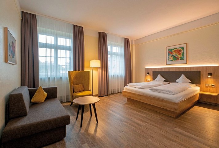 Hotel Niedersächsischer Hof - Wohnbeispiel Doppelzimmer Premium (Zimmercodierung DB1)