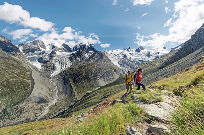 Via Albula & Bernina: Alpenwandern mit Zugerlebnis